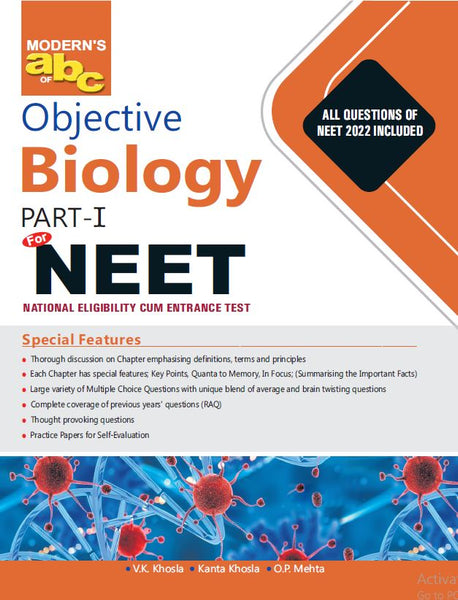 Modern's Abc Of Objective Biology Neet Part-1 (E) (2023-24)