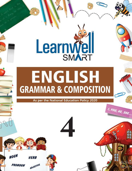 HF Learnwell Smart English Grammar & Composition CBSE Class 4 Resived Edition