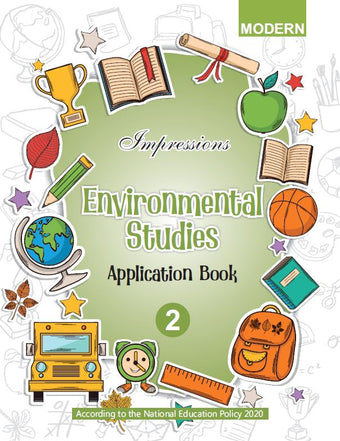 Modern's Impressions Environmental Study Application Book Class-2
