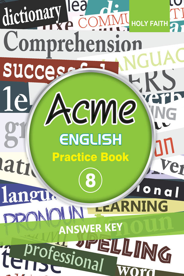 acme english practice book class 8 solutions chapter 1