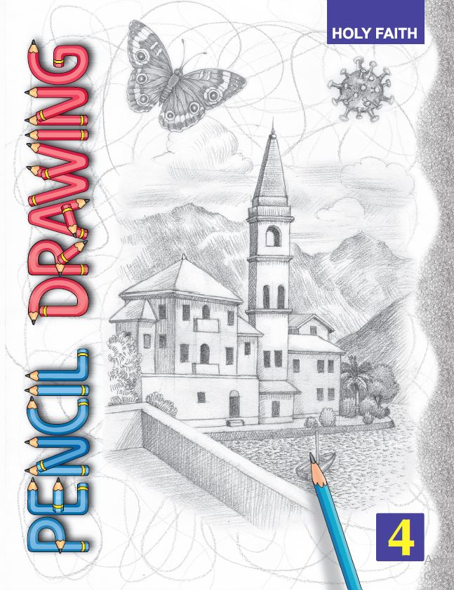pattern drawing for class 4 with pencil
