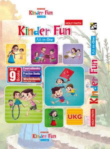 HFi Kinder Fun All-In-One Series, Ukg Kit Box (Set Of 9 Books) Combo Price