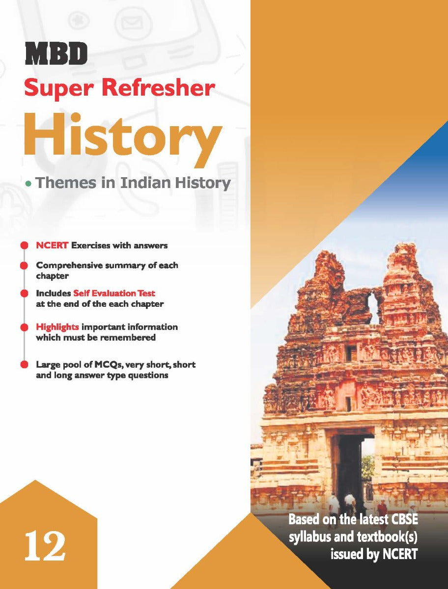 MBD Super Refresher History Class12 CBSE (E) 202223 MBD Books