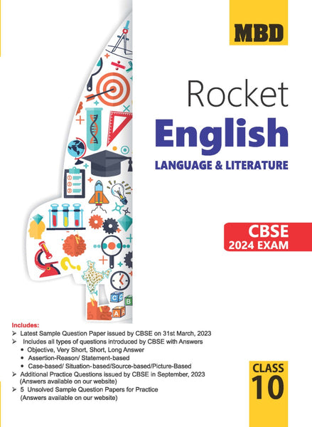 MBD Rocket English Language And Literature CBSE Class-10 2024