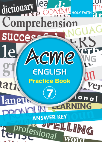 HF Acme English Answer Key Class 7 (E)