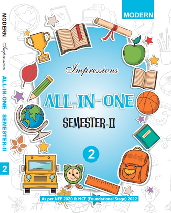 MOD IMPRESSIONS ALL IN ONE GRADE-2 SEM-2 CBSE (E)