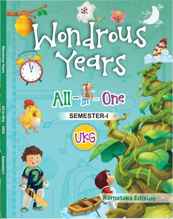 HFI WONDROUS YEARS ALL IN ONE CLASS UKG SEM 1 (KANATAKA EDITION)