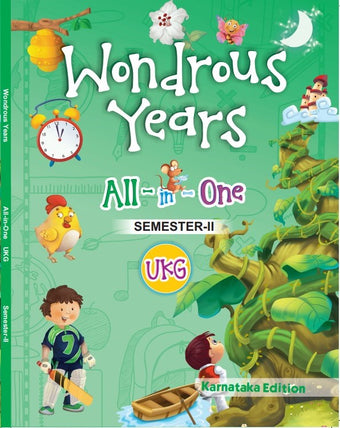 HFI WONDROUS YEARS ALL IN ONE CLASS UKG SEM 2 (KANATAKA EDITION)