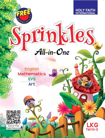 HF Sprinkles All In One Course And Practice Book For Lkg Term-3