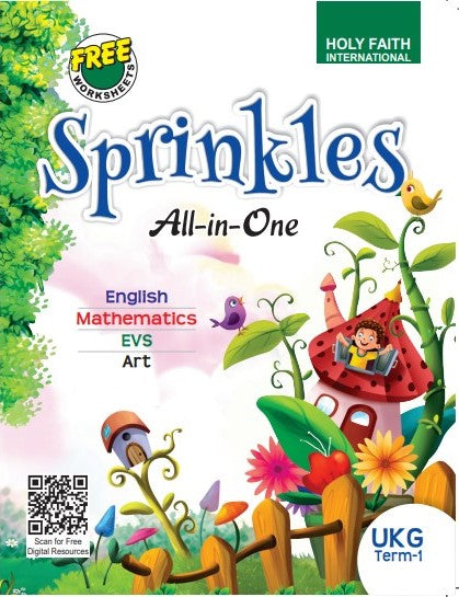 HF Sprinkles All In One Course And Practice Book For Ukg Term-1