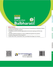 HFI FORESIGHT INTO ENGLISH BALBHARTI WORKBOOK CLASS 8 MAH (E) 2018 SYLLABUS