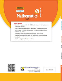 HFI FORESIGHT INTO MATHEMATICS WORKBOOK PART 1 CLASS 9 MAH