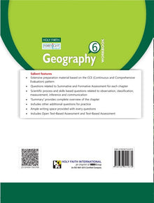 HFI FORESIGHT INTO GEOGRAPHY WORKBOOK CLASS 6 (MAH) 2 COLUR BIG SIZE 2016
