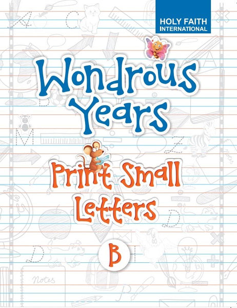 HF Wondrous Years Print Small Letters-B (Lkg)