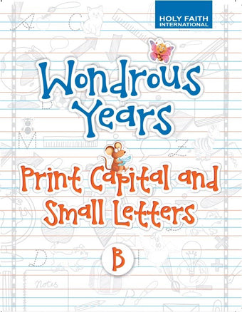 HF Wondrous Years Print Capital And Small Letters-B (Lkg)