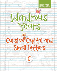 HF Wondrous Years Cursive Capital And Small Letters-C (Ukg)