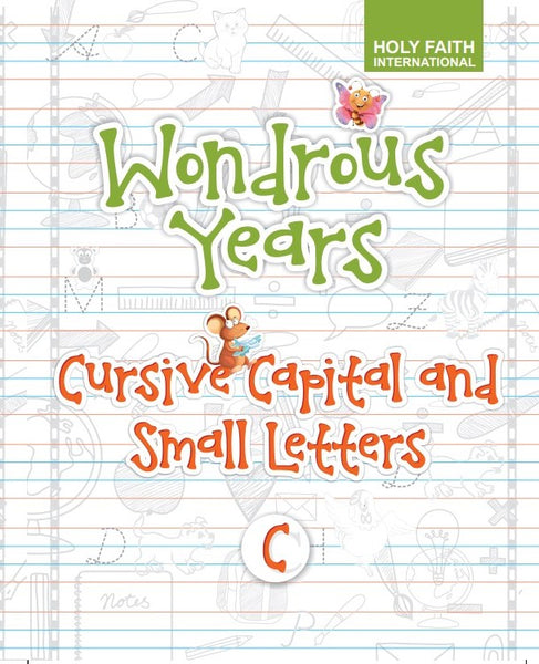 HF Wondrous Years Cursive Capital And Small Letters-C (Ukg)