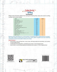 HF Wondrous Years Writing Practice Numbers 1-100