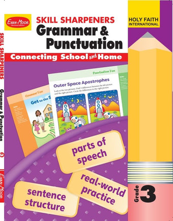 HF SKILL SHARPNERS ENGLISH GRAMMAR (BY EVAN MOOR, US PUBLISHER) CLASS 3