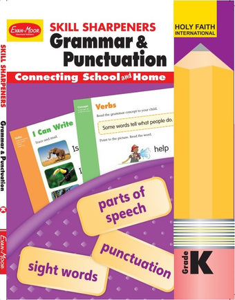 HF SKILL SHARPNERS ENGLISH GRAMMAR (BY EVAN MOOR, US PUBLISHER) CLASS UKG