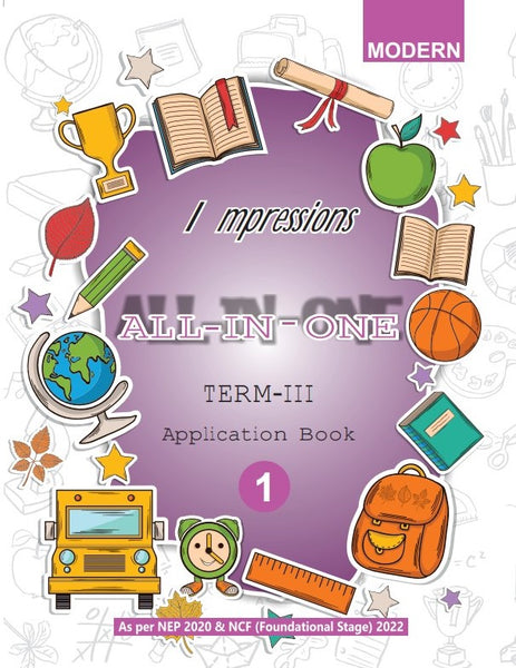 MOD IMPRESSIONS ALL IN ONE APPLICATION BOOK CLASS-1 TERM-3 (E) 2024