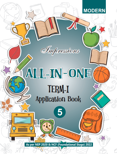 MOD IMPRESSIONS ALL IN ONE APPLICATION BOOK CLASS-5 TERM-1 (E) 2024 ...