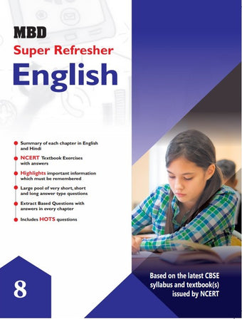 MBD SUPER REFRESHER ENGLISH CLASS-8 (CBSE)