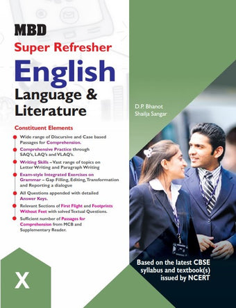 MBD SUPER REFRESHER ENGLISH LANGUAGE AND LITERATURE CLASS 10 CBSE-SOUTH