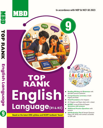 MBD TOP RANK ENGLISH CLASS-9 WITH HINDI