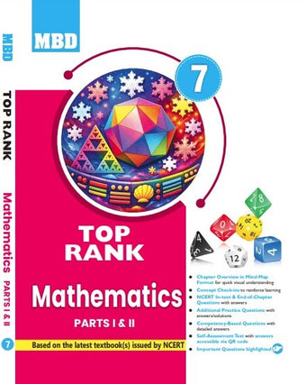 MBD TOP RANK MATHEMATICS CLASS-7 PART 1 AND 2