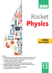 MBD Rocket CBSE Sample Papers Class 12 Physics For Board Exam 2024