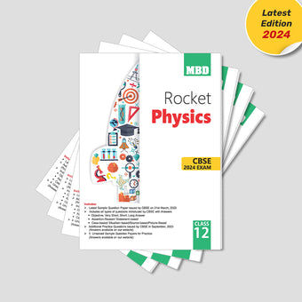 MBD Rocket CBSE Sample Question Papers Class 12 Maths, Physics, Chemistry, English Core For Board Exams 2023-24 (Set Of 4 Books) 
