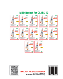 MBD Rocket CBSE Sample Question Papers Class 12 Maths, Physics, Chemistry, English Core For Board Exams 2023-24 (Set Of 4 Books) | 2024