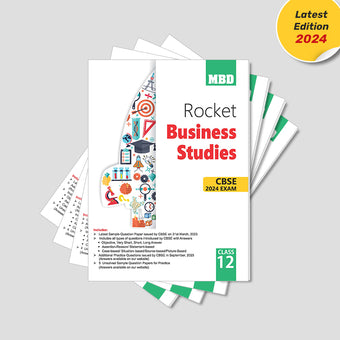 MBD Rocket CBSE Sample Question Papers Class 12 Accounts, Business Studies, English Core, Economics For Board Exams 2023-24 (Set Of 4 Books) 