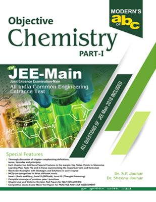 Modern's Abc Of Objective Chemistry Jee Main P 1 & 2 (CBSE)