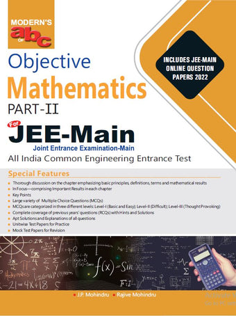 Modern's Abc Of Objective Maths Jee-Main Part-2 (E) (2023-24)
