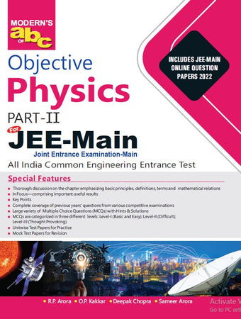 Modern's Abc Of Objective Physics Jee-Main Part-2 (E) (2023-24)