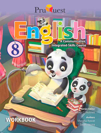 Pruquest English Workbook Class - 8