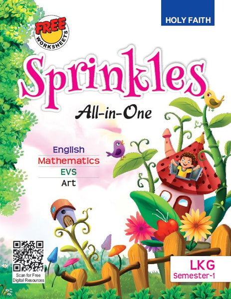 HF Sprinkles All In One Course And Practice Book Lkg Sem-1