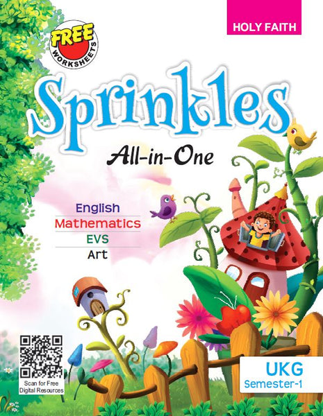 HF Sprinkles All In One Course And Practice Book Ukg Sem-1