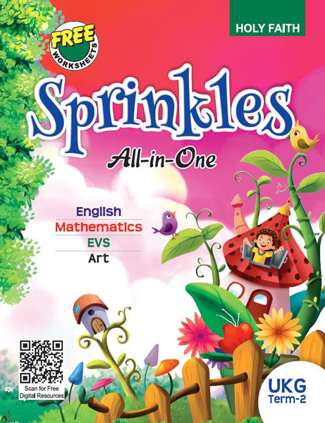 HF Sprinkles All In One Course And Practice Book For Ukg Term-2