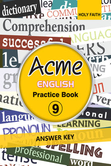 Holy Faith Acme English Practice Book - Grade 9 E