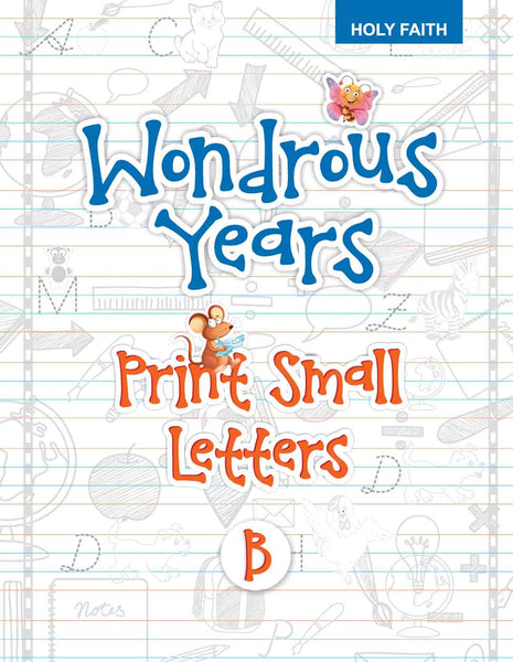 HF Wondrous Years Print Small Letters-B (Lkg)