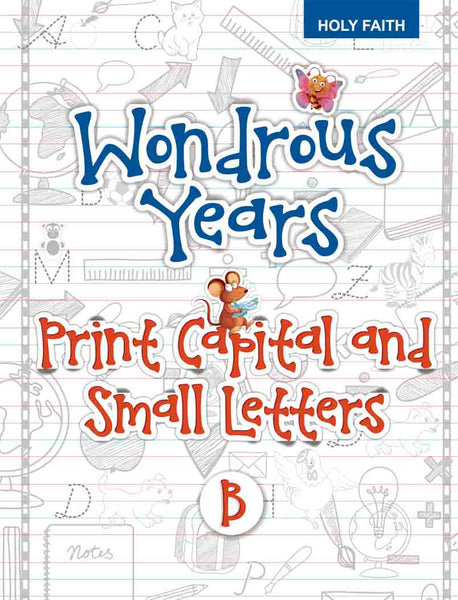 HF Wondrous Years Print Capital And Small Letters-B (Lkg)