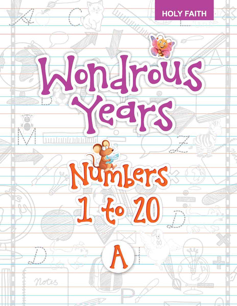 HF Wondrous Years Writing Practice Numbers 1-20