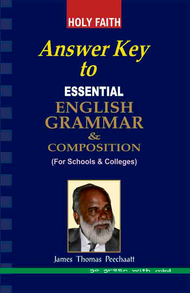 Holy Faith Essential English Grammar And Composition (Answer Key)