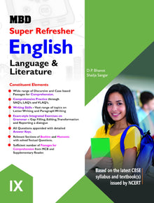 MBD Super Refresher English Language And Literature Class 9 CBSE (South)