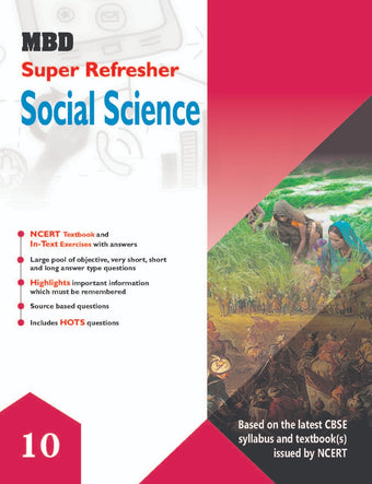 MBD Super Refresher Social Science Class-10 (E) CBSE (2022-23)